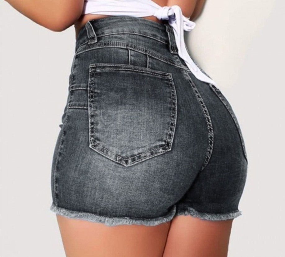 Short en jean stretch