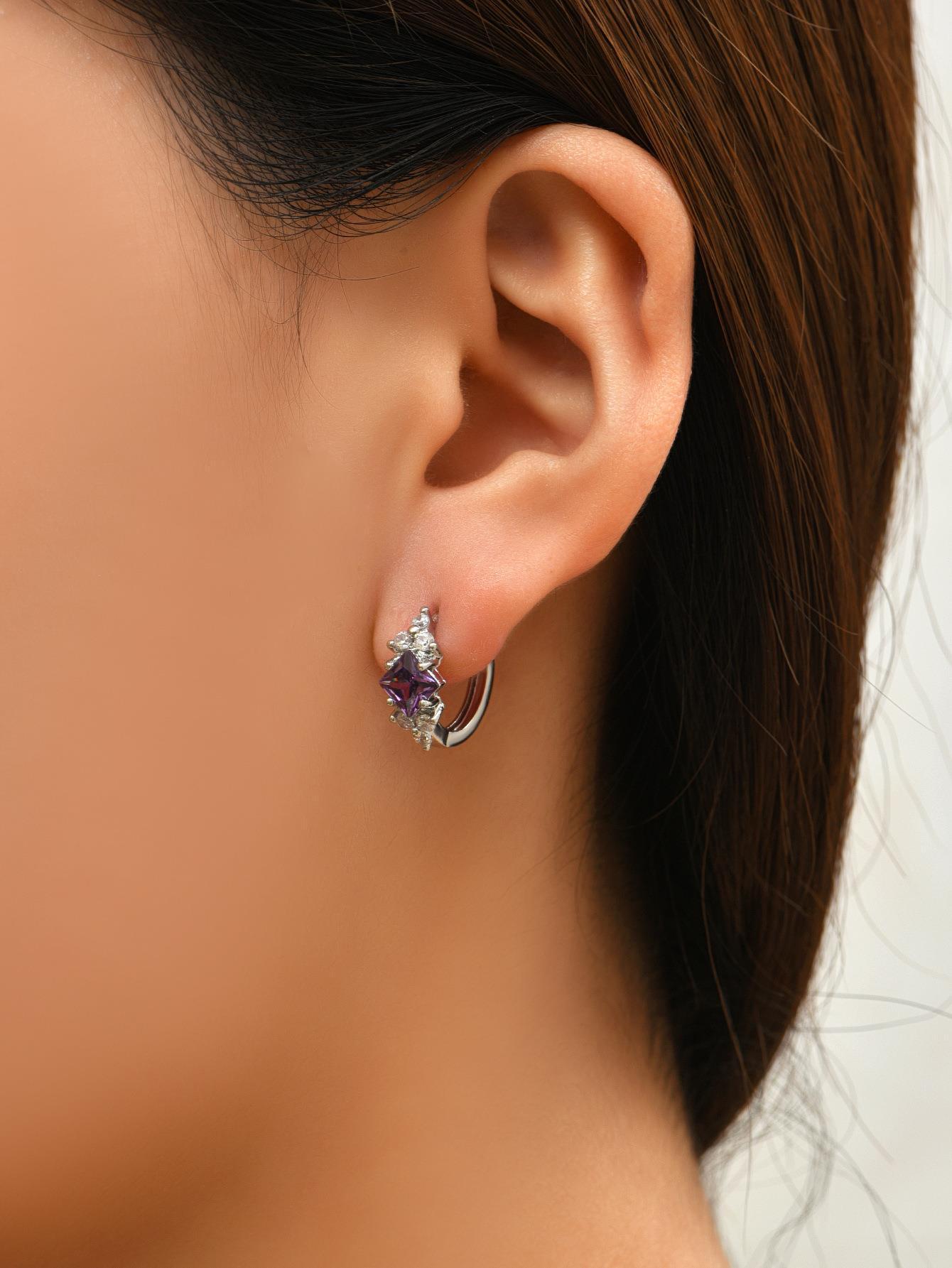 Boucles d'oreilles en zircon