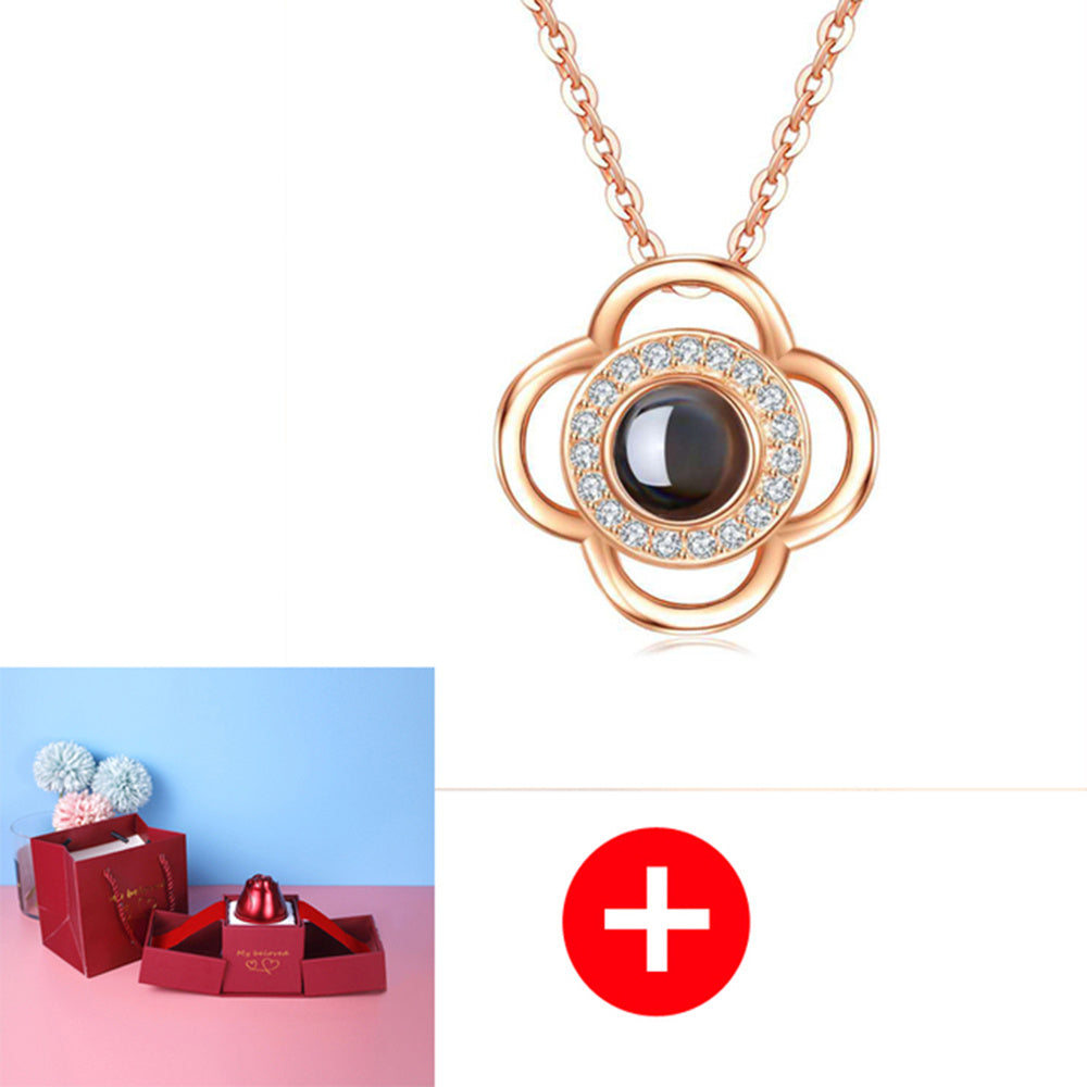 Coffret à bijoux en forme de rose