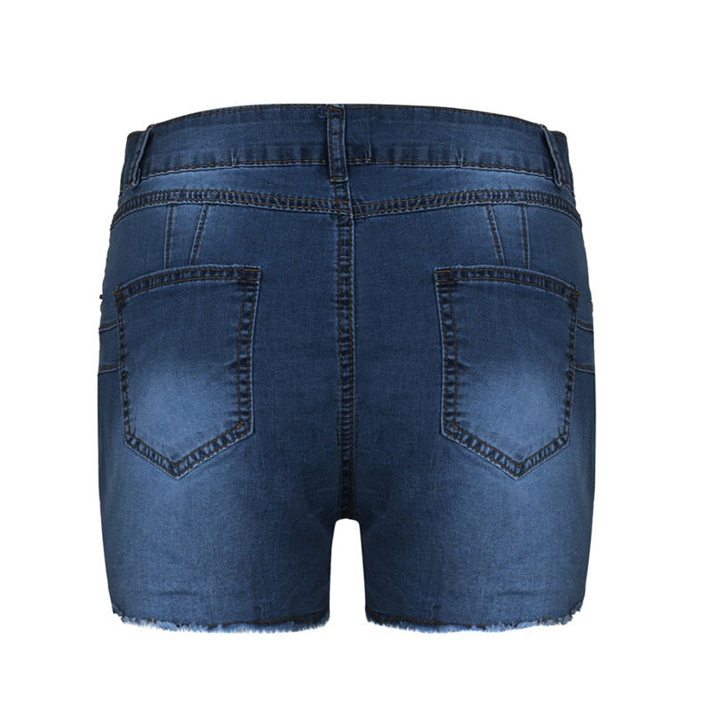 Short en jean stretch