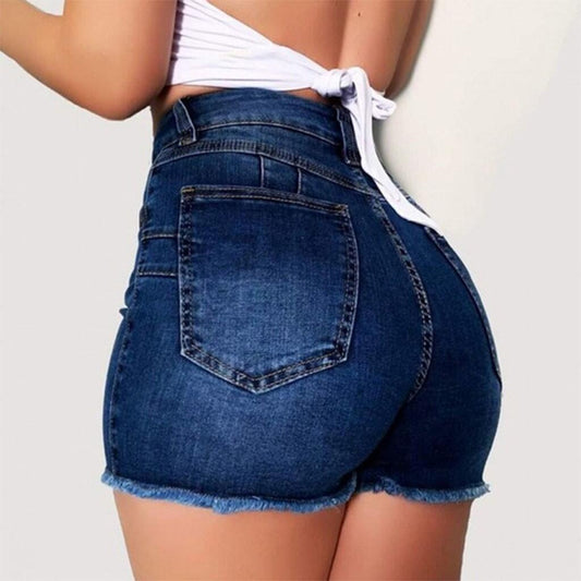 Short en jean stretch