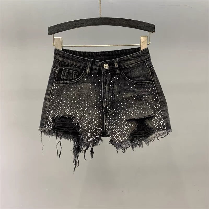 Mini short à strass