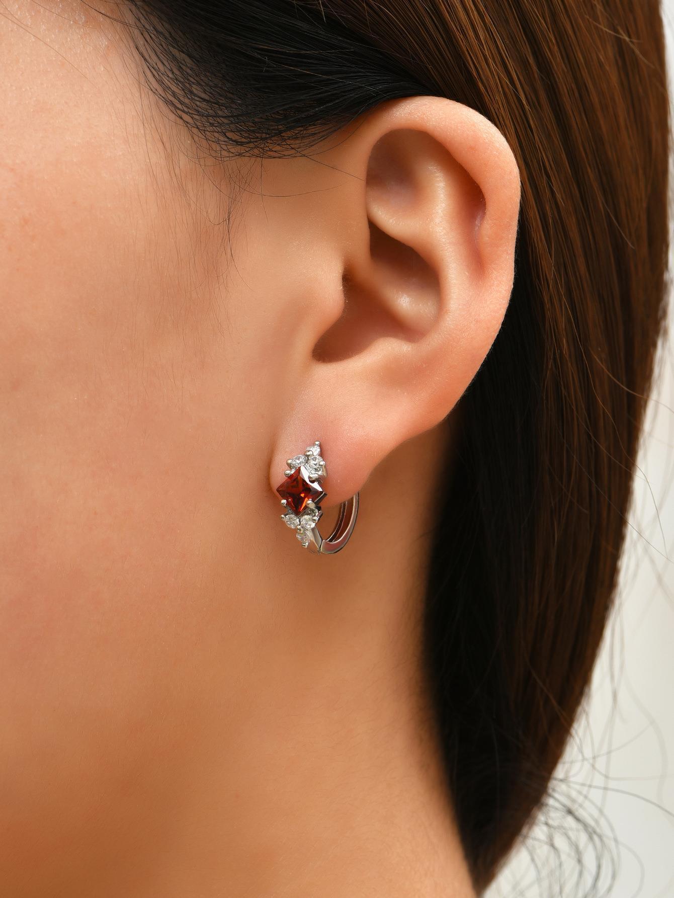 Boucles d'oreilles en zircon