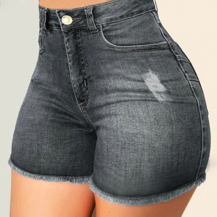 Short en jean stretch