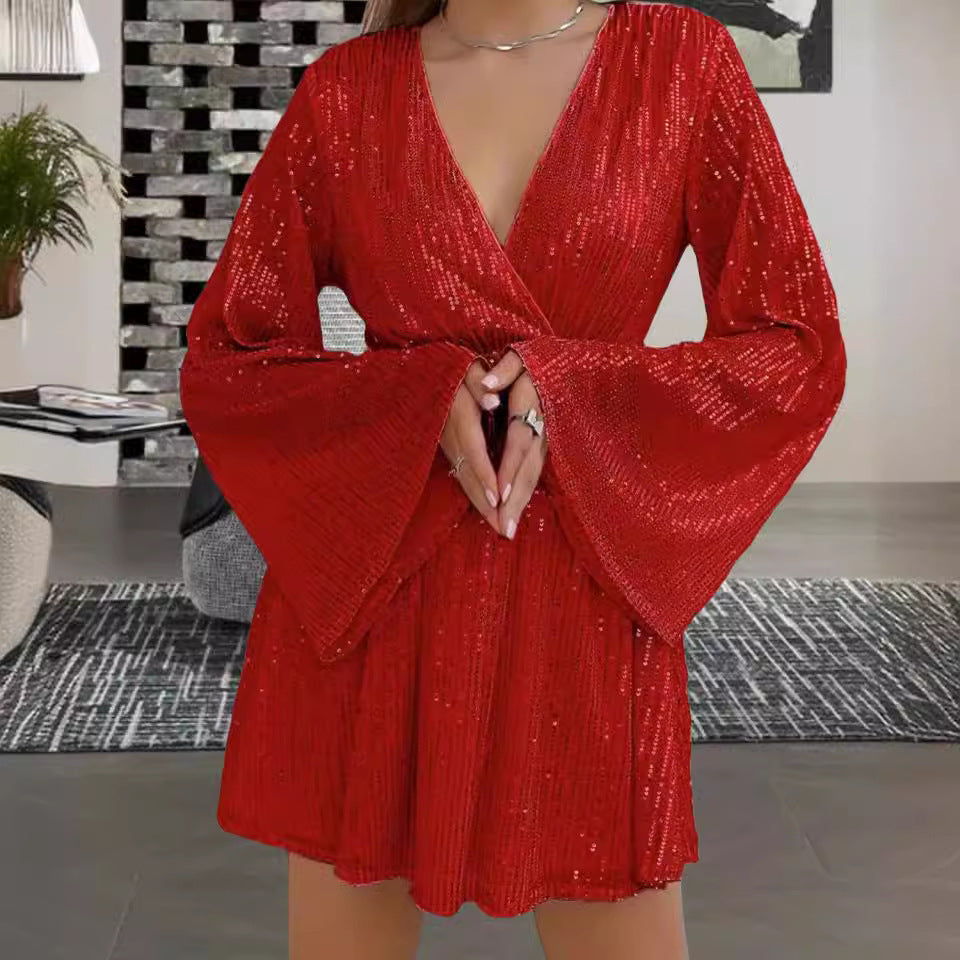 Robe de soirée à paillettes