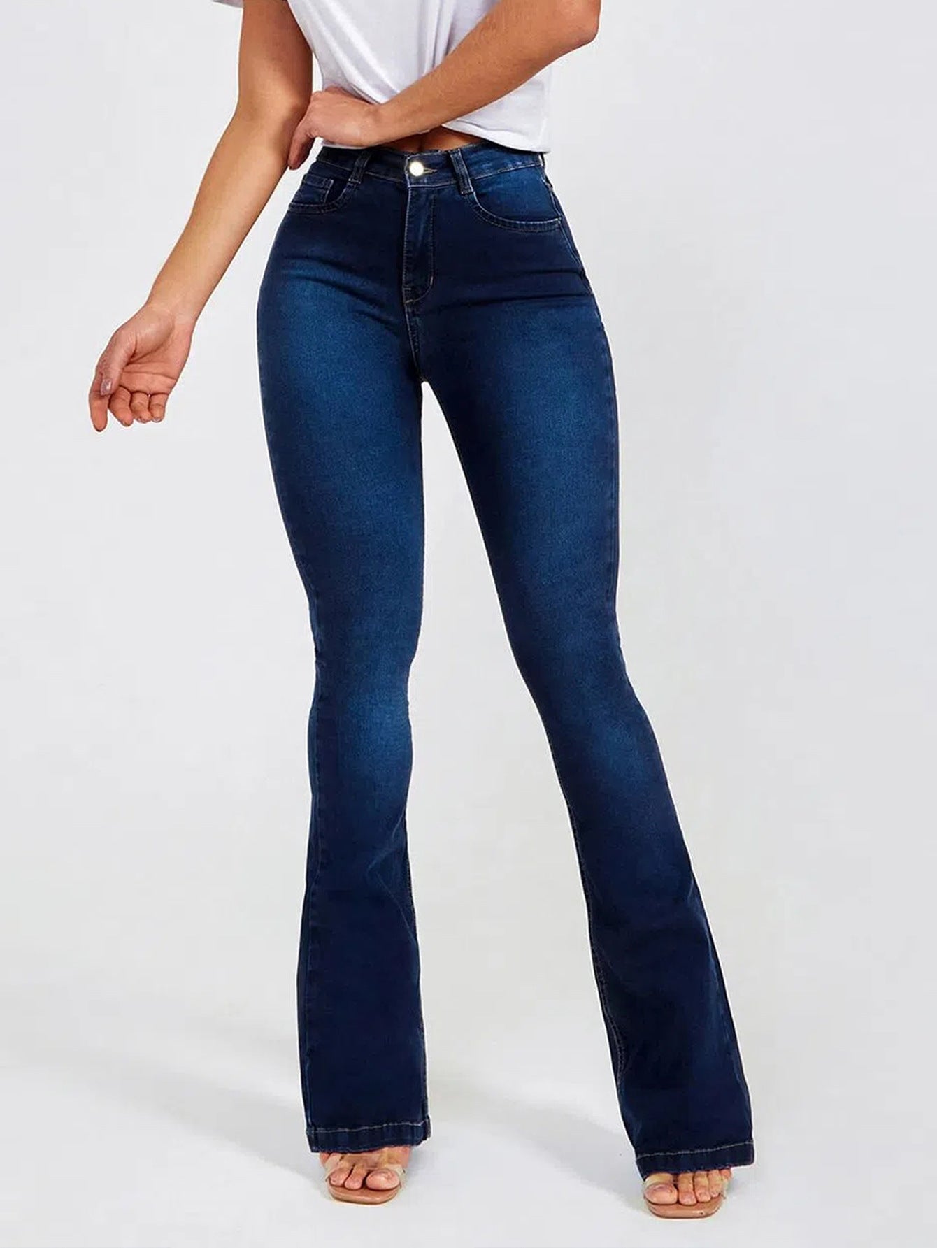 Jean taille haute - extensible et gainant