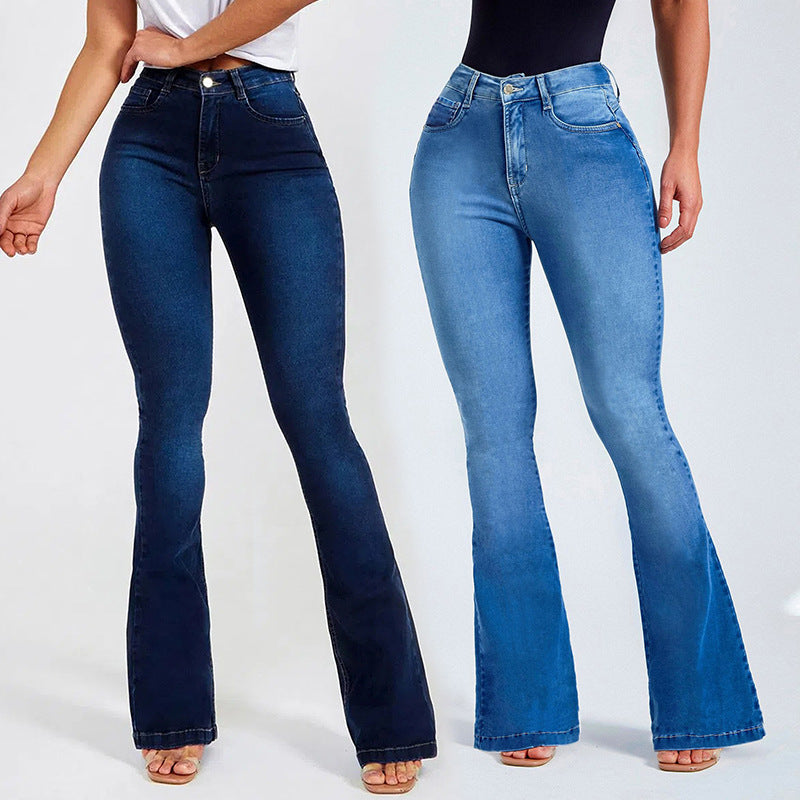 Jean taille haute - extensible et gainant