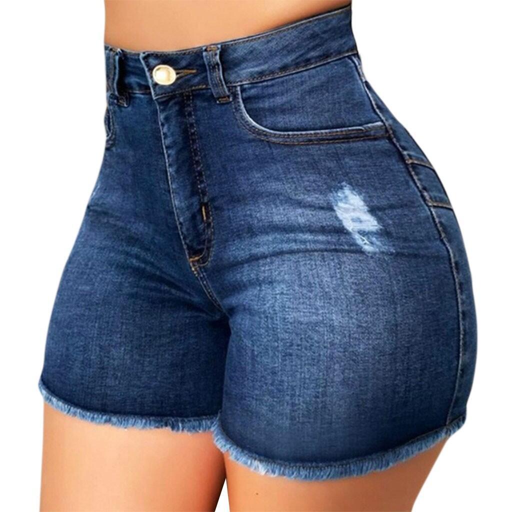 Short en jean stretch