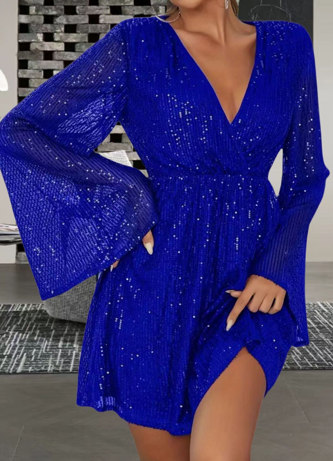 Robe de soirée à paillettes