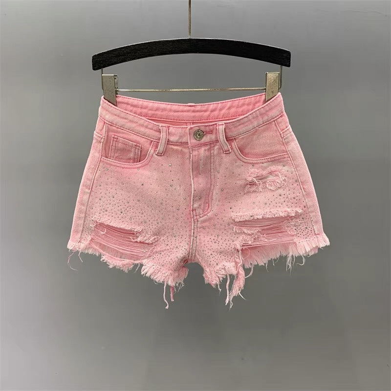 Mini short à strass