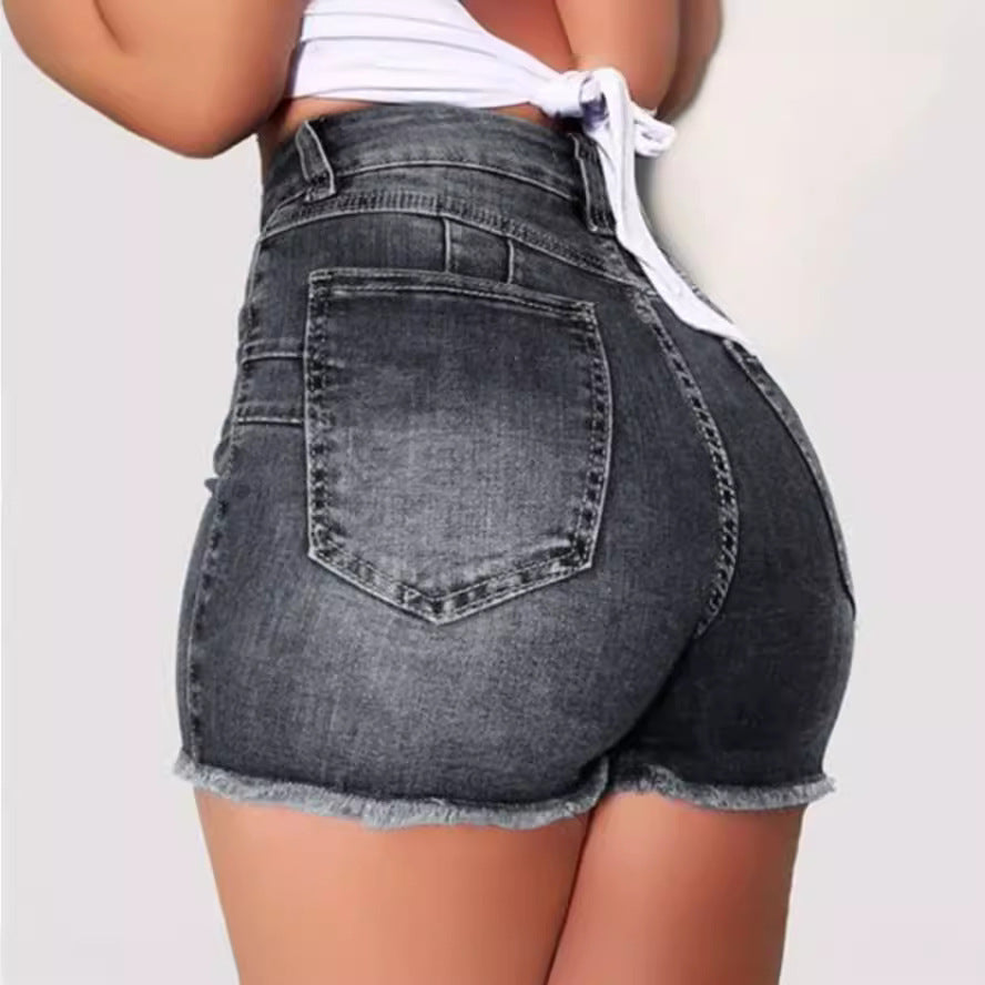 Short en jean stretch